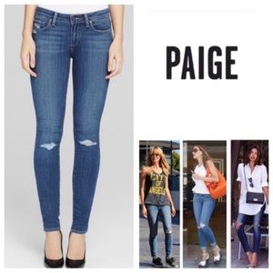 PAIGE Verdugo Ultra Skinny Jeans Destructed 26